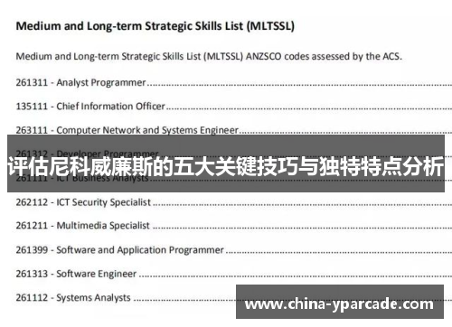评估尼科威廉斯的五大关键技巧与独特特点分析
